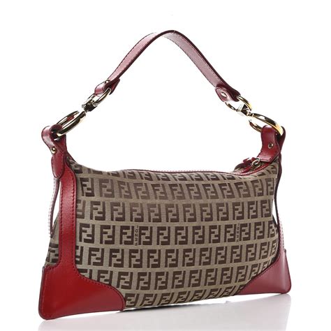 fendi red and brown bag|fendi shoulder bag brown.